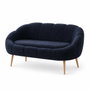 Atelier Del Sofa Lida - Sofá de 2 plazas Antracita